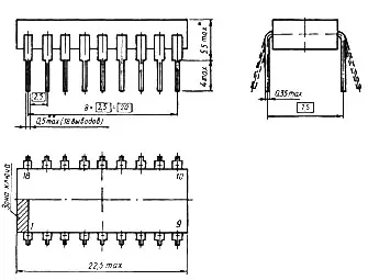 КР1008ВЖ11 микросхема фото 2