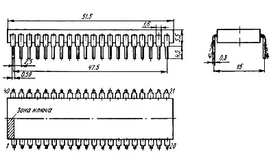 КР1830ВЕ31 микросхема фото 2