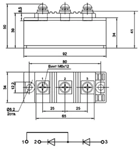 МДД160-8 силовой модуль фото 6