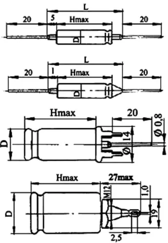 К50-20 16в 2000 мкф фото 3