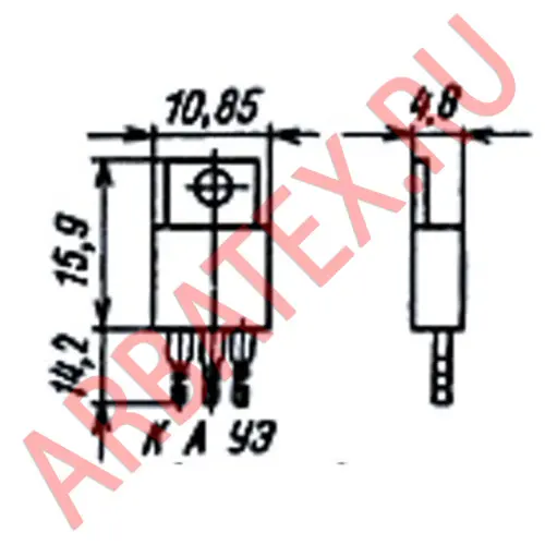 КУ228В-1 тиристор фото 2