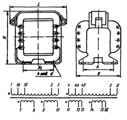 ТН44-127/220-50 трансформатор фото 3 ТН44-127/220-50 трансформатор фото 3