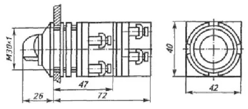 ПЕ-021 переключатель (исп.1) фото 2