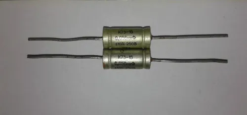 К73-16 250в 0,056 мкф фото 2 К73-16 250в 0,056 мкф фото 2