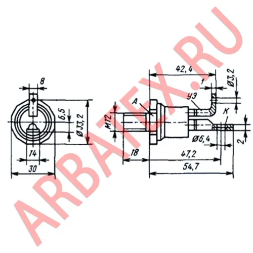 Т15-40-8 тиристор фото 3