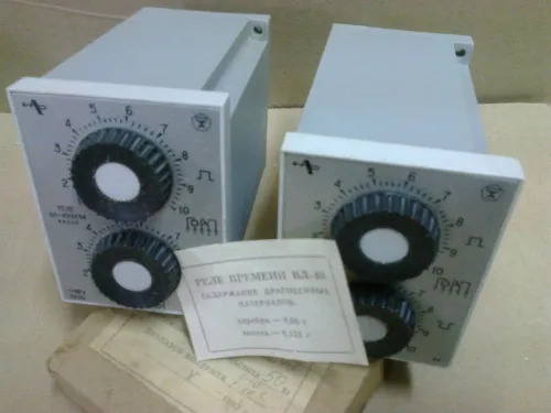 ВЛ40-УХЛ4-220В-50Гц 1-10сек. реле времени фото 2