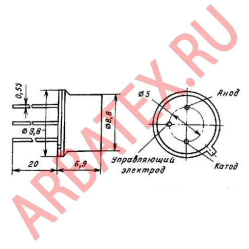 2У107Д тиристор фото 2